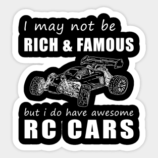 RC Car Enthusiast's Humorous Delight T-Shirt Sticker